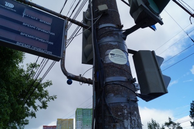 Камеры видеонаблюдения устанавливают на остановках  в Приокском районе Нижнего Новгорода 