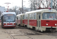 Испытания   нового трехсекционного трамвая в Нижнем Новгороде