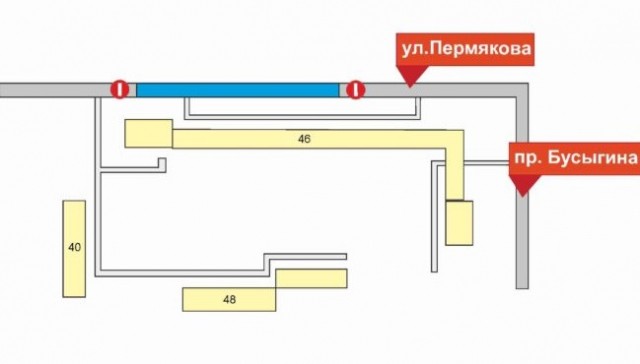  Движение транспорта по улице Пермякова в Нижнем Новгороде ограничено по 3 августа