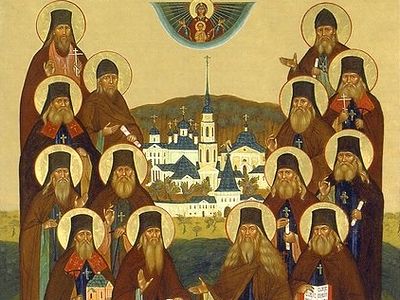 Икона Оптинских старцев будет находиться в Пантелеимоновском храме Нижнего Новгорода 30 апреля - 21 мая